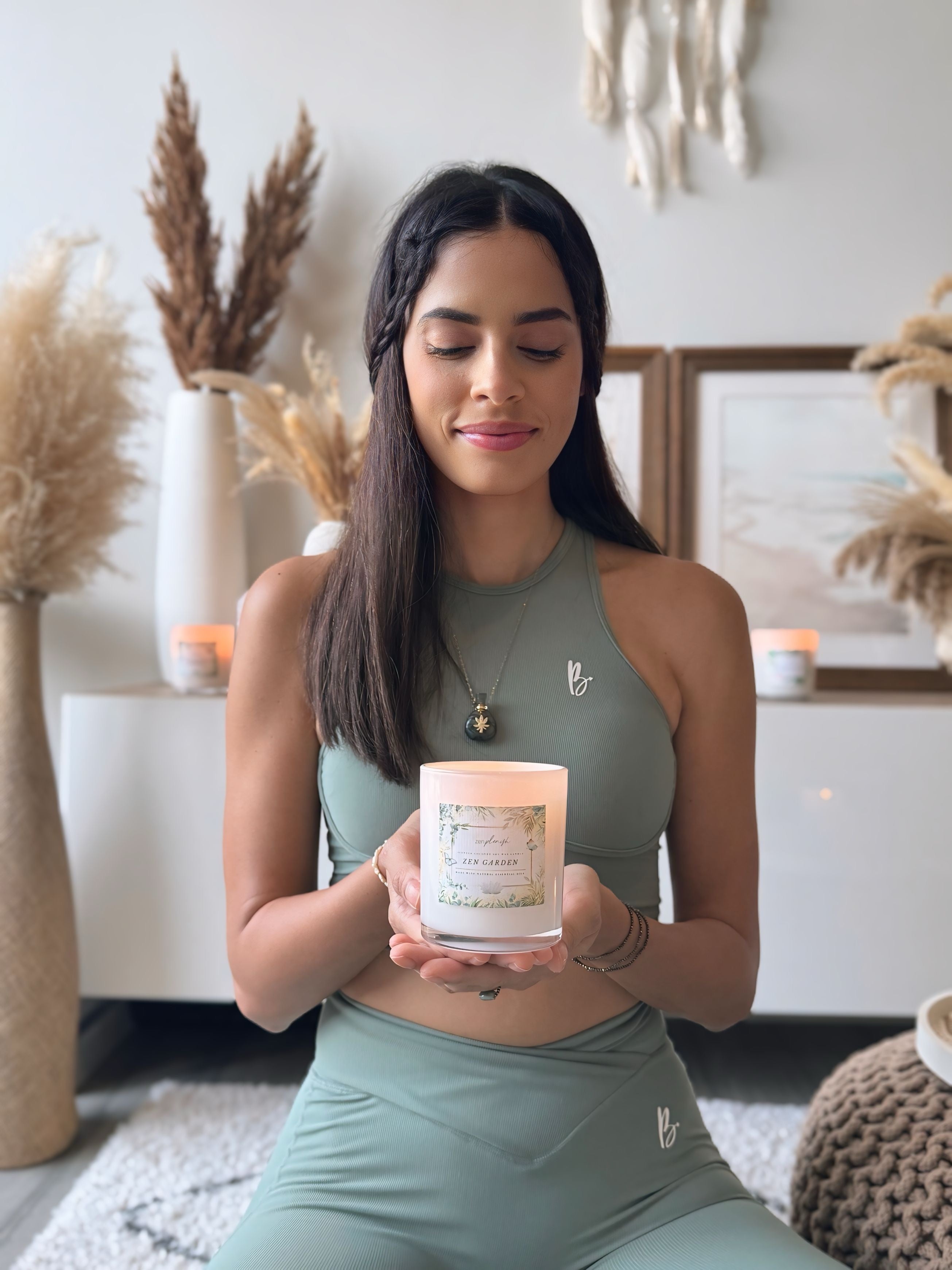 Zenplenish coconut soy wax candle