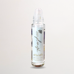 Clean Luxury Essential oil roll on, zenplenish, divine love, roller bottle, quartz, vanilla, bergamot, ylang ylang, sandalwood, jasmine, gardenia, blue lotus, natural fragrance, 24K gold, crystals