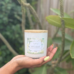 Natural coconut soy wax candle, essential oils, Zen Garden, Zenplenish, UAE, Blue Lotus, Bergamot, Lavender, Lemon, Verbena, Natural Fragrance, home